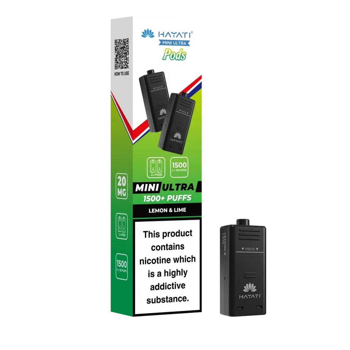 Hayati Mini Ultra 1500 Prefilled Pods