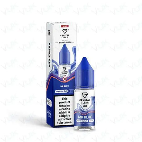 Crystal Clear Mr Blue Nic Salt Vape Juice