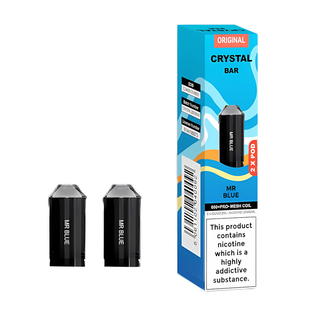 Crystal Bar Original 600 Pods