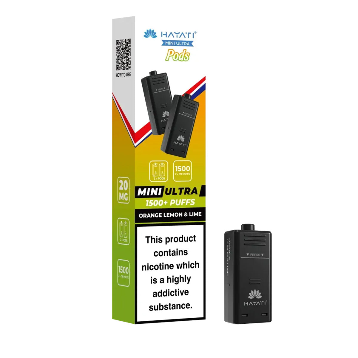 Hayati Mini Ultra 1500 Prefilled Pods