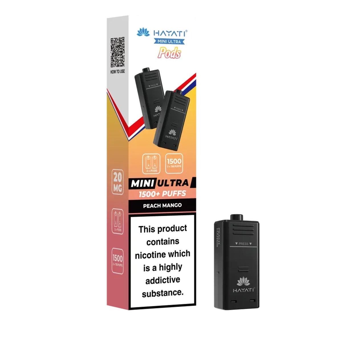 Hayati Mini Ultra 1500 Prefilled Pods