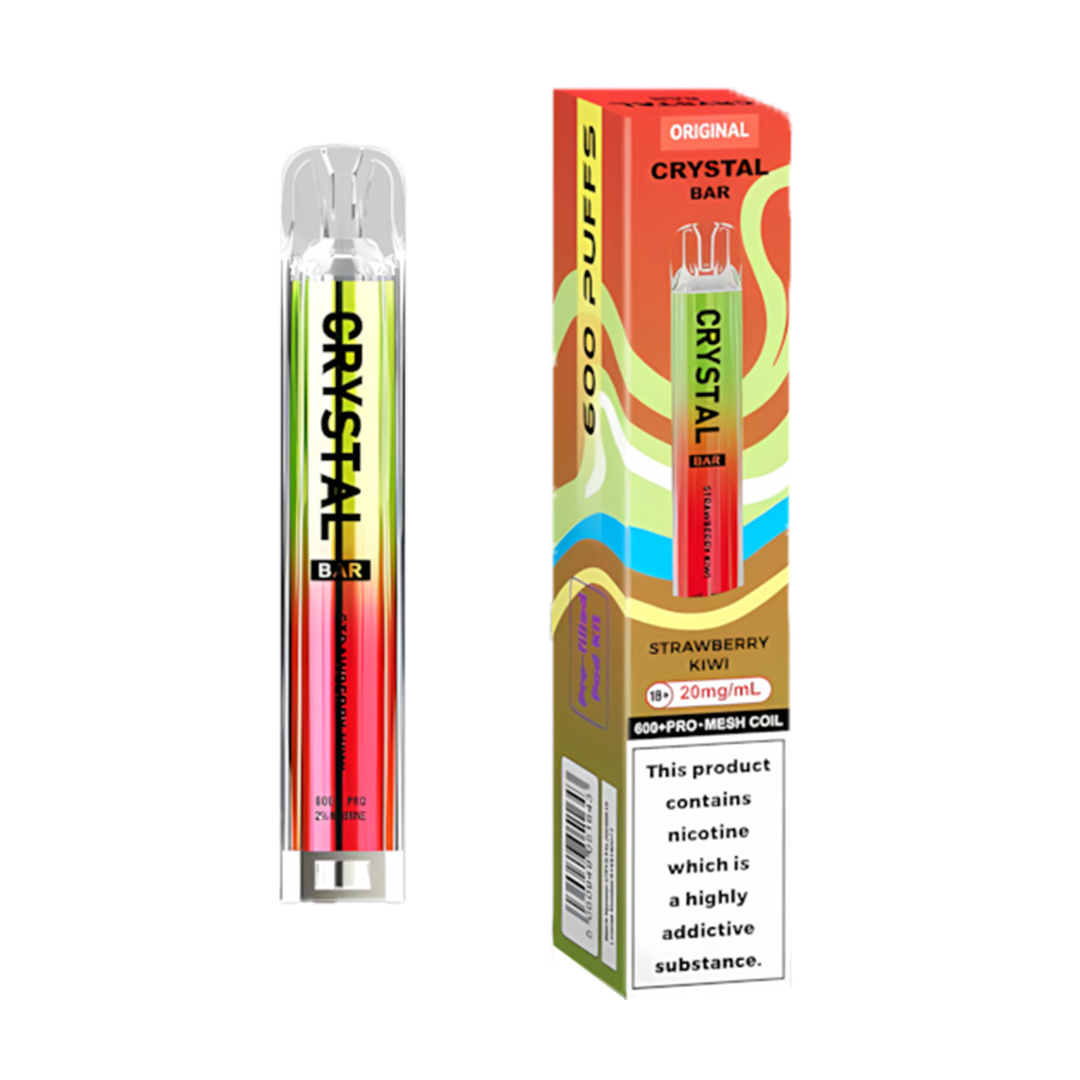 SKE Crystal Bar 600 Pod Kit