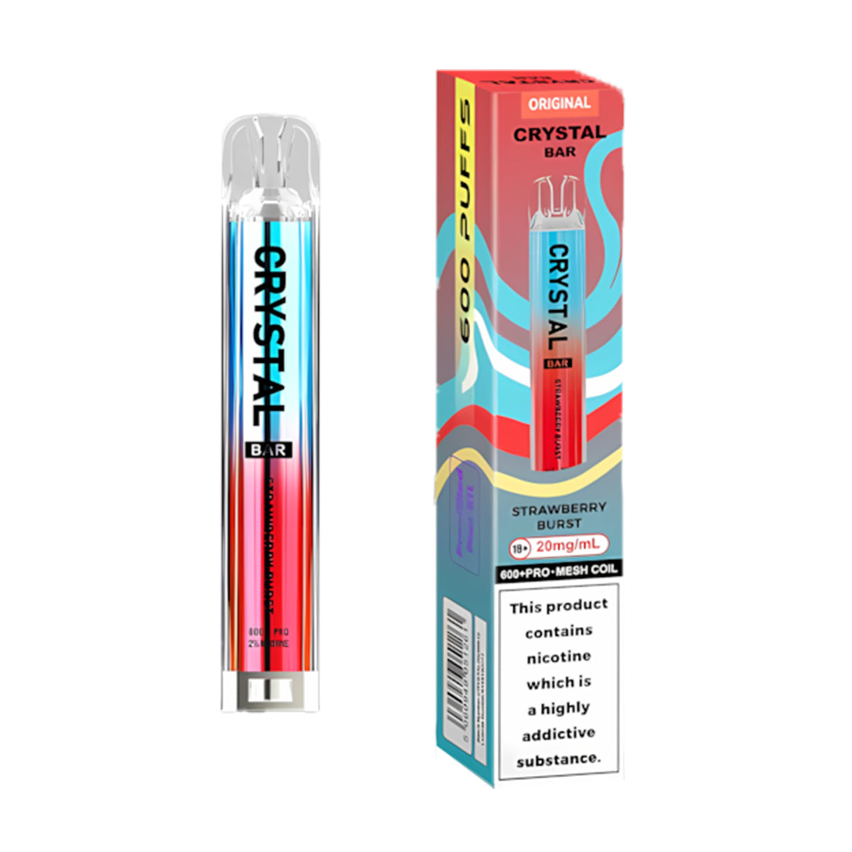 SKE Crystal Bar 600 Pod Kit