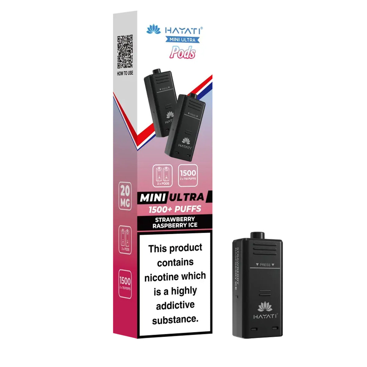 Hayati Mini Ultra 1500 Prefilled Pods