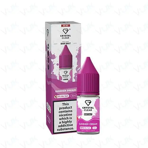 Crystal Clear Summer Dream Nic Salt Vape Juice
