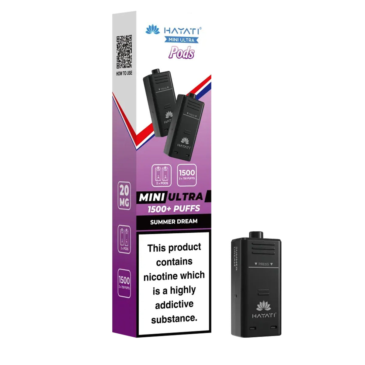 Hayati Mini Ultra 1500 Prefilled Pods