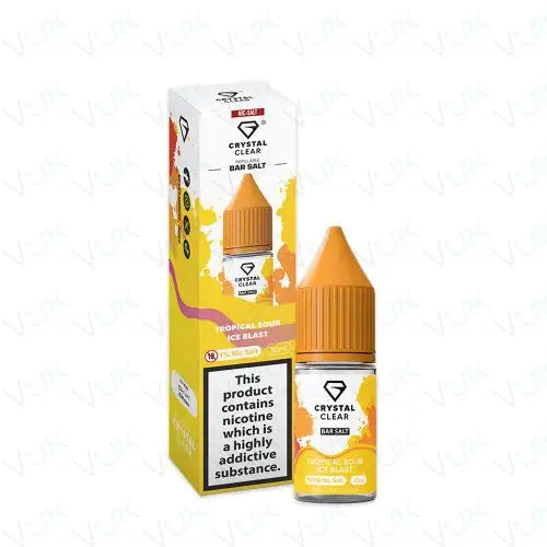 Crystal Clear Tropical Sour Iced Blast Nic Salt Vape Juice