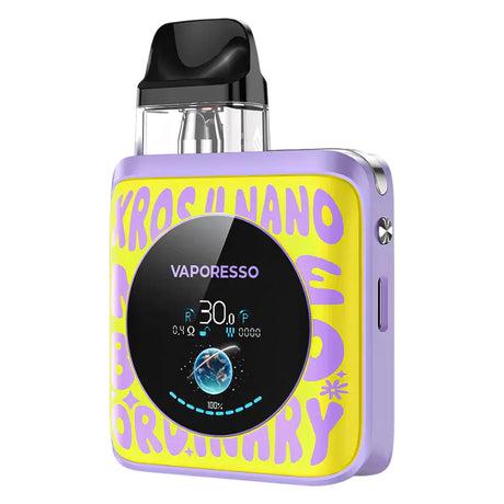 Vaporesso Xros 4 Nano Pod Kit word pop yellow